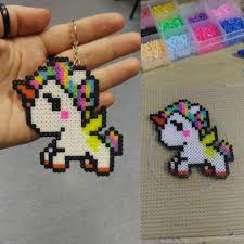 40 Likes 4 Comments 42beads To Rule Them All 42beads On Instagram Rainbow Unicorn Unicornio Unico Plantillas Hama Beads Perlas Fusibles Manualidades