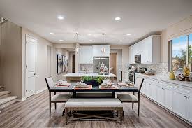 Design Idea Mixing Bench Seating Chairs Sophie Model Home In Palmdale Ca Richmond American H Dining Room Nook Richmond American Homes Dream Home Design