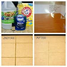 Tile Grout Cleaner Natural Ingredients 1 4 Cup Washing Soda 1 4 Cup Vinegar 1 2 Tbsp Blue Dawn Dish Soap Diy Household Cleaners Cleaning Hacks Diy Household