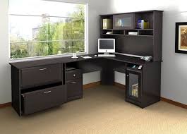Home Office Modular Home Office Furniture Of Black L Shaped Desk Designed With Shelf And Storage Co Office Desk Designs Large Corner Desk Best Home Office Desk