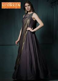Indowestern Gown Saree Gown Lycra Drape Cocktail Gown Ecorean Ecorean Com Muslim Women Dress Womens Dresses Indowestern Gowns