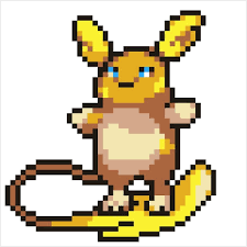 Coloriage Et Illustration De Raichu D Alola En Pixel Art C Est Un Pokemon Particulier Car Il De Type Electrique Coloriage Pokemon Coloriage Pixel Art Pokemon