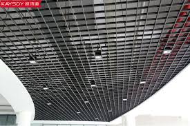 Office Aluminum Open Cell Ceiling Grid Panel Ceiling Grid Metal Ceiling Ceiling Design
