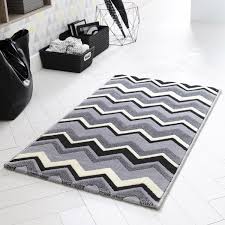 Tapis Multicouleur Rectangulaire L 160 X L 220 Cm Chinease Zigzaz Tapis Gris Tapis Gris