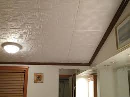Embossed Ceiling Tiles Add Elegance To A Room Contemporary Remodel Bathroom Ceiling Styrofoam Ceiling Tiles