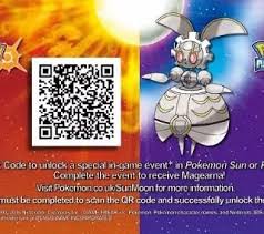 Scan Qr Code Then Visit The Deliveryman At The Antiquities Of The Ages Shop In Hau Oli City To Get Magearna Pokemon Pokemon Qr Codes Pokemon Code Pokemon