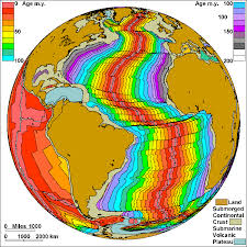 Sea Floor Spreading In The Atlantic Plate Boundaries Shown Geology Plate Tectonics Geophysics