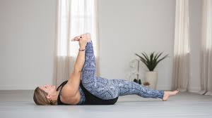 Lie Down And Let Go With These Four Tension Relieving Hip Opening Poses Yin Yoga Yin Poses Types Of Yoga