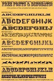 Free Western Fonts Western Font Western Clip Art Lettering Fonts