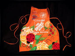 Home Depot Aprons By Artist Courtney Rogers Page Www Facebook Com Lilmisstexan Home Depot Apron Craft Projects Apron Designs