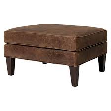 Shop The Chapman Collection At Arhaus Leather Ottoman Leather Furniture Leather Footstool