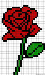 Fleurs Pixel Art Pixel Crochet Perler Beads