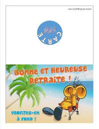 Carte Gratuite A Imprimer Carte De Retraite A Imprimer Gratuite Carte Retraite Cartes Gratuites A Imprimer Retraite