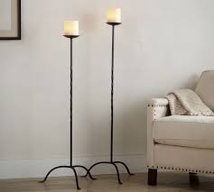 Floor Standing Pillar Candle Holder In 2020 Floor Candle Holders Tall Candle Holders Floor Standing Candle Holders