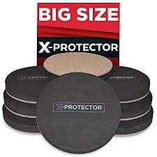 Felt Sliders X Protector 8 Pieces 4 3 4 Inch Wood Furniture Sliders Heavy Duty Sliders Reusable Hard Furniture Sliders Wood Furniture Felt Furniture Pads