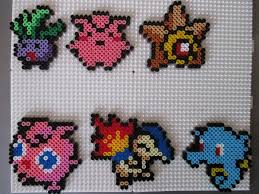Pixel Art En Perle A Repasser Pokemon Perle Perles Hama Pokemon Artisanat A Perlesperles