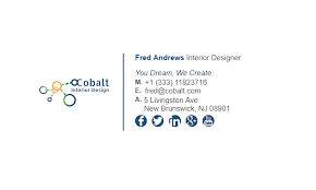 This Is An Email Signature Example For Interior Designers Email Signatures Design Interior Designers