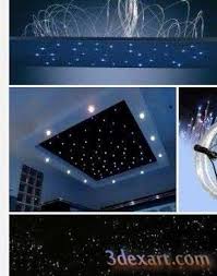 Fiber Optic Star Ceiling Starry Sky Stretch Ceiling Lighting Ideas Installation Step By Step To M Ceiling Design Bedroom Ceiling Design Ceiling Design Modern
