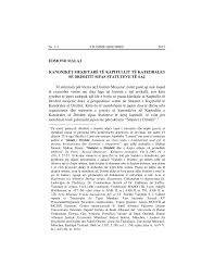 Pdf Kanoniket Mesjetare Te Kapitullit Te Katedrales Se Drishtit Sipas Statuteve Te Saj The Canonicals Of The Cathedral Of Drivasto Second Their Statutes