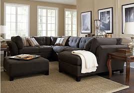 Cindy Crawford Metropolis Slate 3pc Sectional Living Room Sets Gray Rooms To Go Furniture Rooms To Go Sectional Sectional Living Room Sets