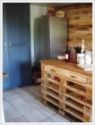 Ilot Central De Cuisine En Palettes Tuto Gratuit Diy Tutolibre Cuisine En Palette Ilot De Cuisine Palette Ilots Central Cuisine