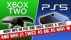 More Info On Ps5 And Xbox Series X Specs Amd Navi 21 Twice As Big As N Xbox Playstation Playstation 5