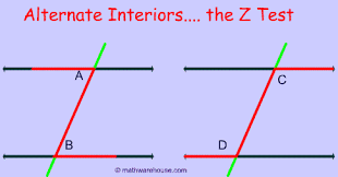 Alternate Interior Angles Draw Letter Z Alternate Interior Angles Interior And Exterior Angles Math Help