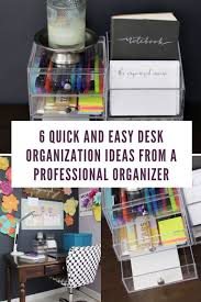 Pin On Desk Organization