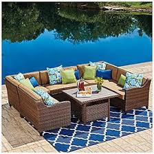 Wilson Fisher Sonoma Modular Seating Set Outdoor Furniture Sets Outdoor Patio Furniture Sunroom Decorating