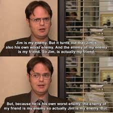 The Office Koi Pond Dwightschrute Theoffice Koipond Funnymemes Tv Office Quotes The Office Show Office Jokes