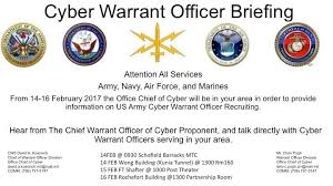 Cyber Warrant Officer Corps Attend The U S Army Garrison Hawaii Facebook