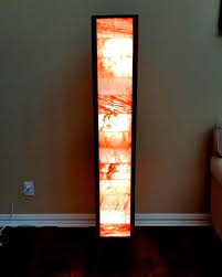 Danish Modern Himalayan Salt Floor Lamp Ships Free Danish Modern Floor Lamp Large Himalayan Salt Lamp