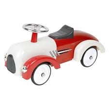 Have To Have It Dexton White Red Vintage Racer Ride On Push Car Riding Toy 129 99 Toy Pedal Cars Pedal Cars Ride On Toys