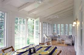 This Is How I Would Like It To Look White I Do Not Want The Beams Dark Like I Originally Indicated Sunroom Designs Sunroom Decorating Rustic Sunroom