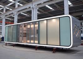 James Law Cybertecture Develops The Alpod A Mobile Home For The Future Modern Mobile Homes Mobile Home Modern Modular Homes