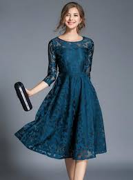Elegant Slim Ladies Party Dress Women Casual Lace Dresses Lace Dress Casual Party Dresses For Women Casual Dresses For Women
