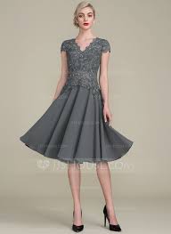 Us 191 00 A Line V Neck Knee Length Cocktail Dress With Beading Jj S House Knee Length Cocktail Dress Mother Of The Bride Dresses Dresses Formal Elegant