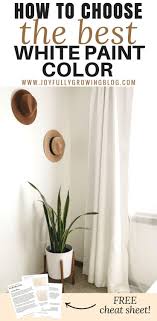 Popular White Paint Colors For Walls And Trim This Guide Will Show You How To Choose The Best Shades Of P Best White Paint White Paint Colors White Wall Paint