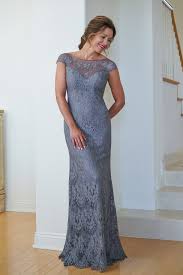 K218012 Lace Mob Dress With Beaded Boat Neckline Mob Dresses Bride Dress Mother Of The Bride Dresses