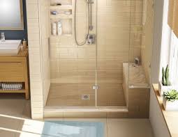 Redi Base Shower Pan And Bench 34 X 60 Center Drain Shower Tile Bathrooms Remodel Shower Pan