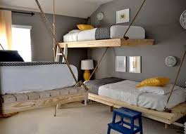 25 Hanging Bed Designs Floating In Creative Bedrooms Boy Bedroom Design Bunk Bed Designs Space Saving Bunk Bed