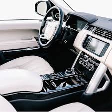 Range Rover Interior In Black And White Dream Cars Range Rovers Range Rover White Range Rover Interior