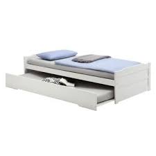 Lit Gigogne Lorena 1 Personne Tiroir Lit Fonctionnel 90 X 200 Cm Pin Massif Lasure Blanc Vente De Idimex Conforama