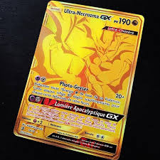 Ultra Necrozma Gx Gold La Secrete La Plus Recherchee De Majeste Des Dragons Et Une Des Cartes Les Plus Cheres Du Carte Pokemon Imprimer Carte Pokemon Pokemon