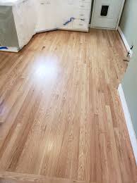 After Picture Of A Red Oak Floor With 3 Coats Of Glitsa Water Based Finish Wood Floor Refinish P Red Oak Hardwood Floors Wood Floor Colors Red Oak Floors