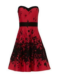 Jane Norman Floral Prom Dress Red House Of Fraser With Images Floral Prom Dresses Dresses Red Prom Dress