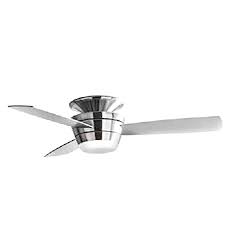 Harbor Breeze Mazon 44 In Brushed Nickel Indoor Flush Mount Ceiling Fan With Light Kit And Remote 3 Blade Lowes Com Ceiling Fan Ceiling Fan With Light Ceiling Fan Light Fixtures