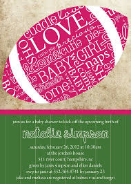 Pin By Amy Mullican On When I Have Kids Football Baby Shower Football Baby Shower Invitations Sports Baby Shower