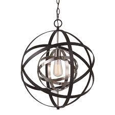 Bel Air Lighting Monrovia 1 Light Rubbed Oil Bronze And Antique Silver Leaf Pendant In 2020 Bel Air Lighting Indoor Pendant Industrial Ceiling Lights