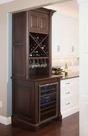 Wine Wine Glass Racks Storage Solutions Wine Fridge Cabinet Kitchen Remodel Traditional Kitchen Design